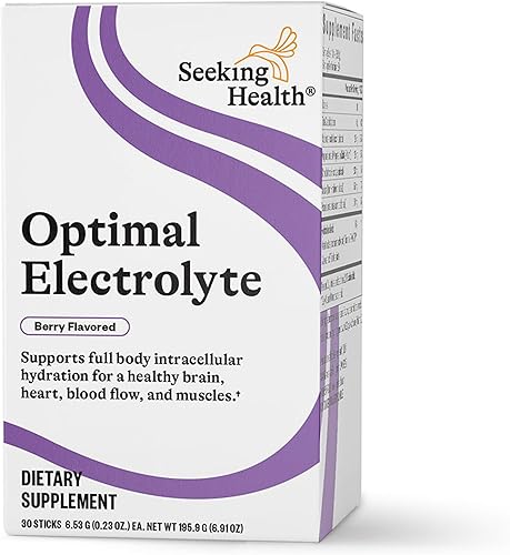Vista 9 de Seeking Health Optimal Electrolyte Powder - Polvo de electrolitos con sodio y potasio - Apoya la digestión y la energía con suplemento