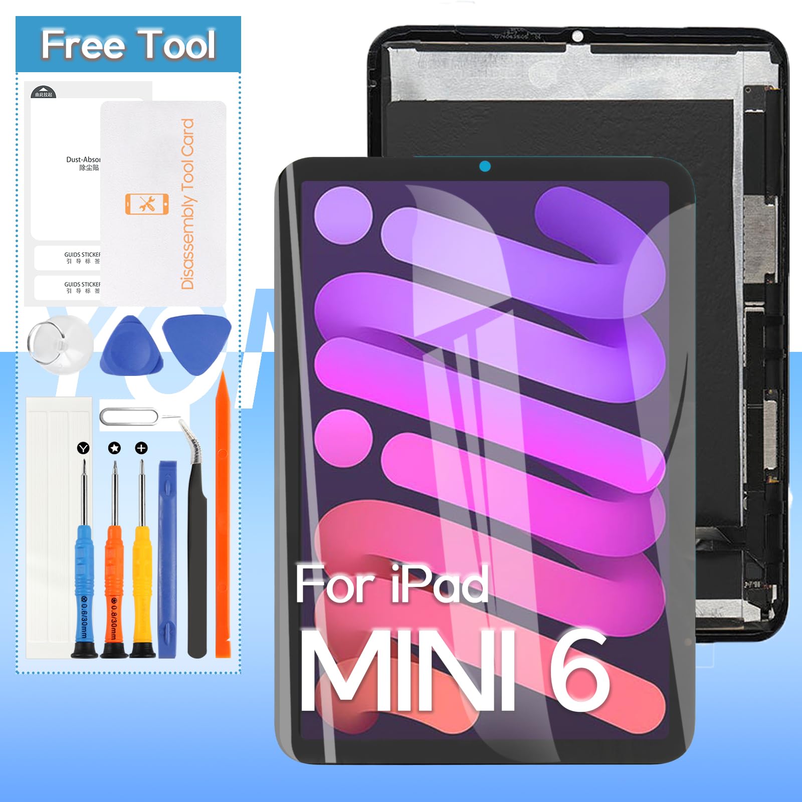 Amazon.com: Screen Replacement for iPad Mini 6 2021 A2567 A2568