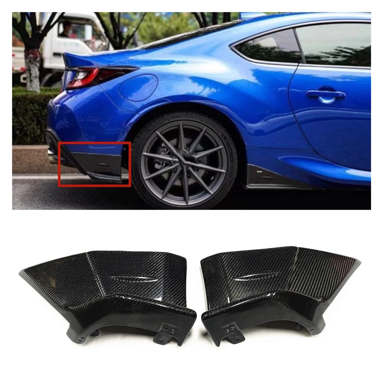 サイドリアウィンドウ　カーボン　スポイラー トヨタGR86 スバルBRZ Amazon | スバル BRZ トヨタ GR86 2022-2025用カーボン