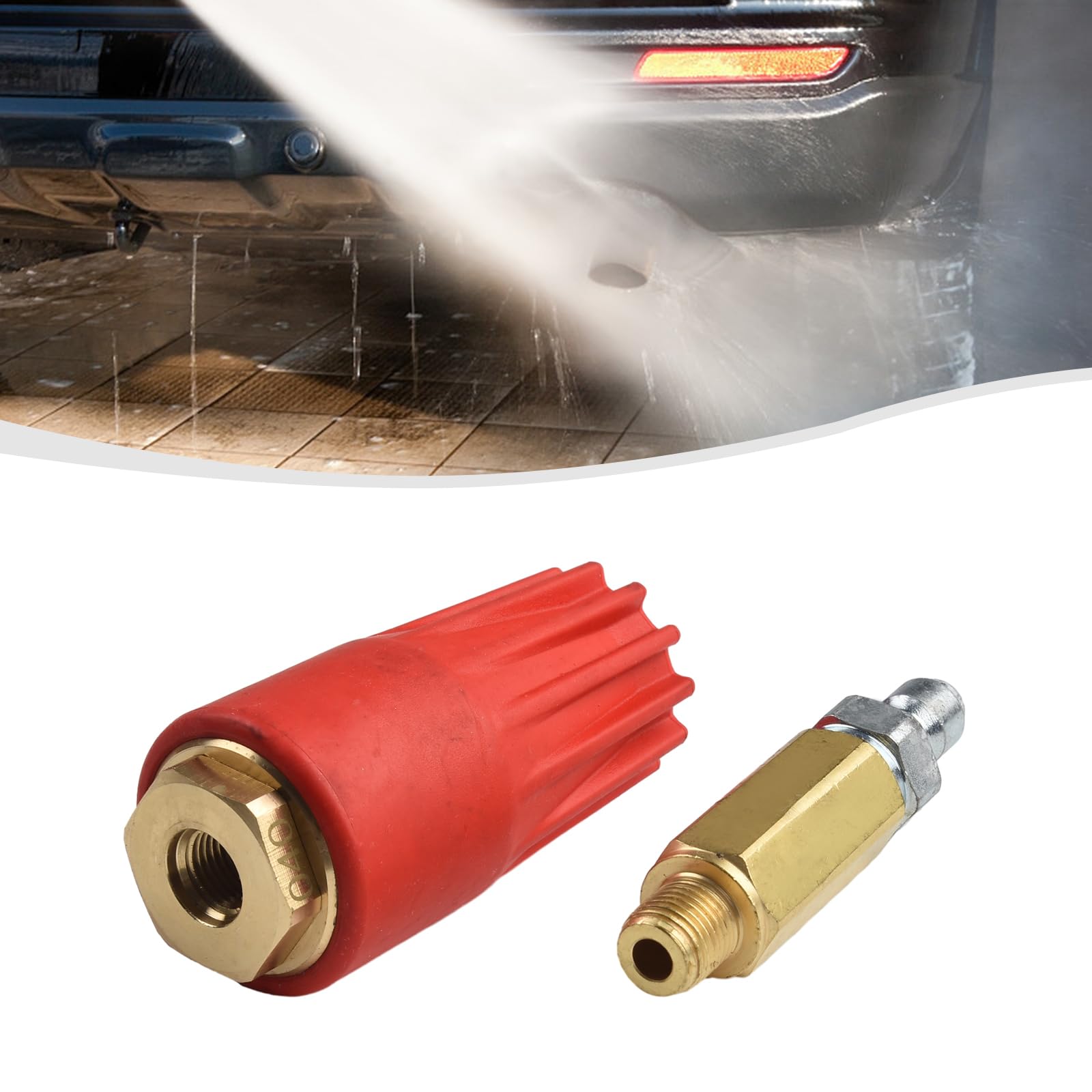 Ugello turbo rotante per idropulitrice, 5100 PSI rotante Power Washer Ugelli connettore rapido Turbo ugello per calcestruzzo, mattoni, vialetto