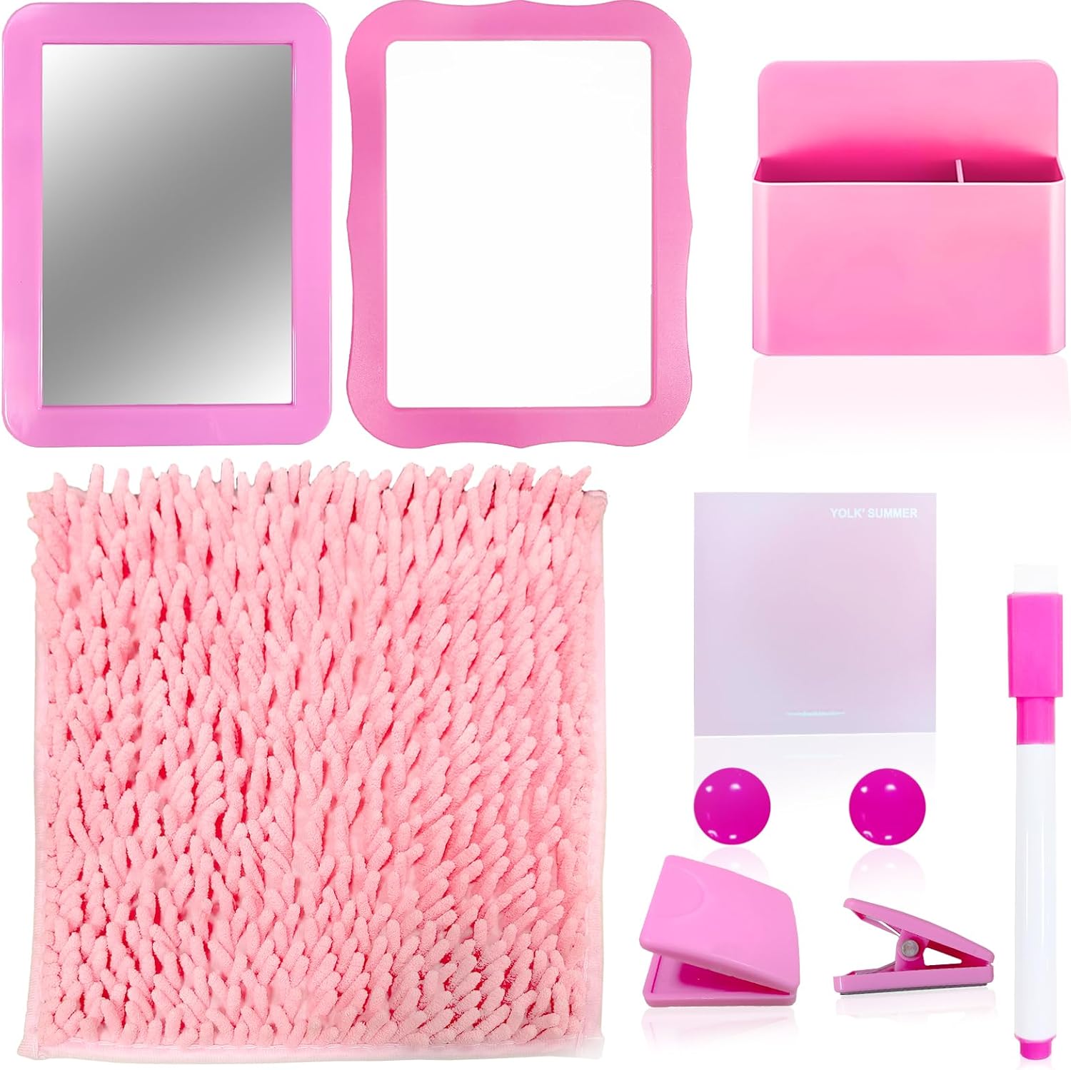 Amazon.com : 10Pcs Locker Set with Dry Erase Board Fur Rug Carpet ...