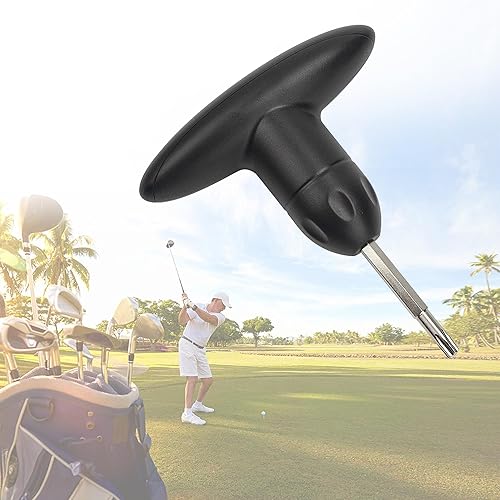 Miniatura 6 de Herramienta de ajuste de llave de conductor de golf para palos de conductor e híbridos de calle, llave dinamométrica negra