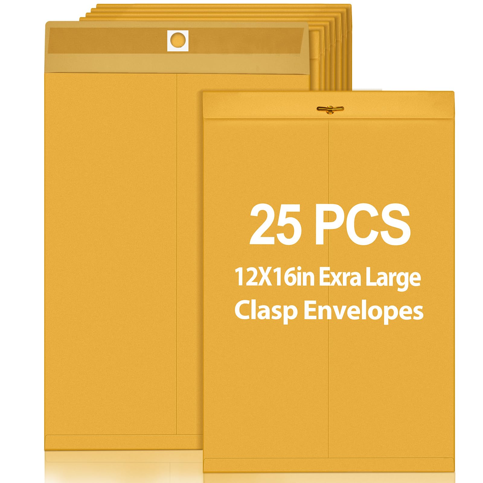 Amazon.com : Motipuns 25 Pcs Manila Envelopes 12 x 16 Inch Large