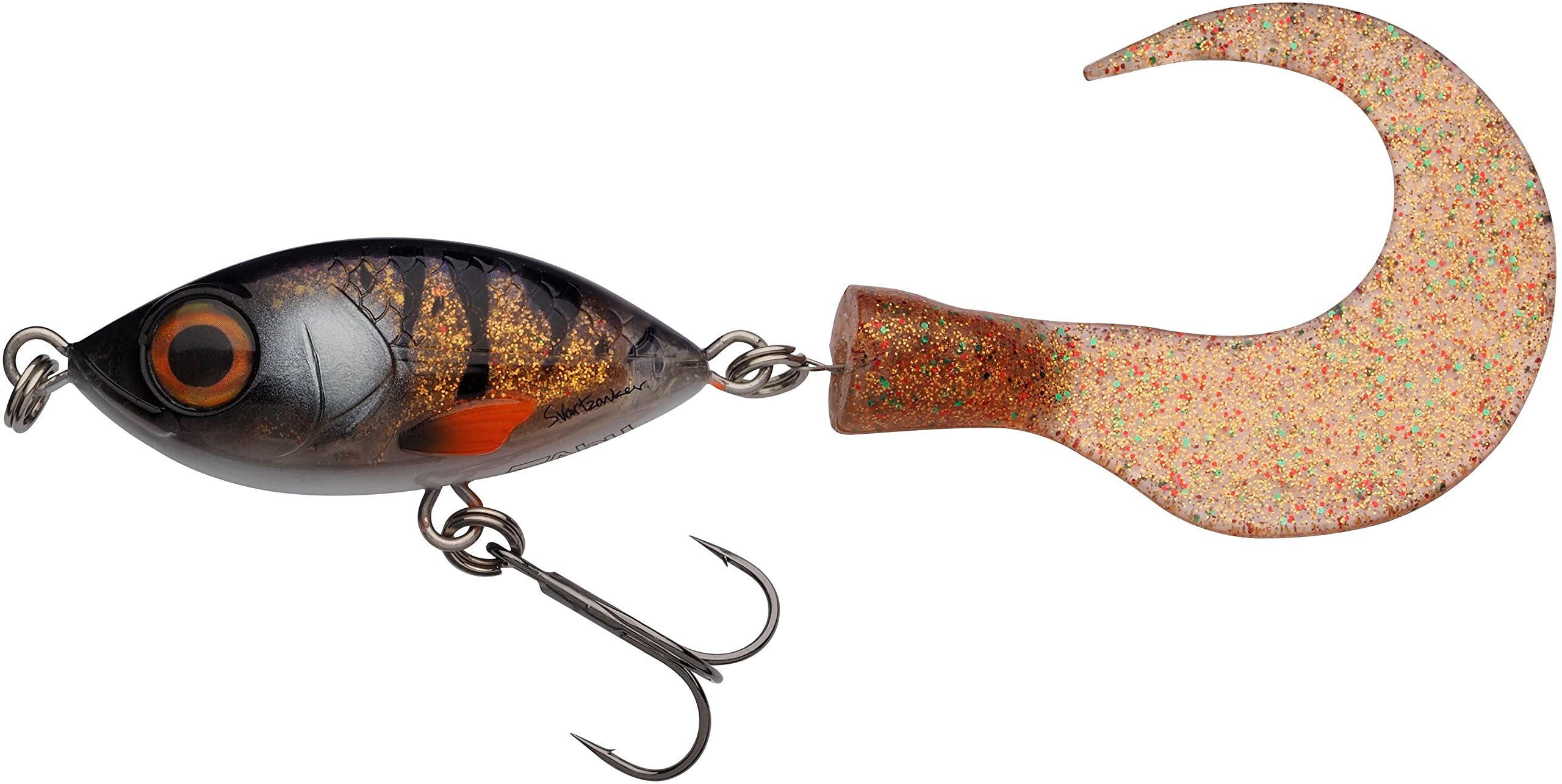 Abu Garcia Svartzonker McMio Pike & Musky Fishing Lure – Floating Jerkbait for Freshwater Predators – Ideal for Pike, Musky, Zander & Perch – Realistic 3D Design, Motoroil Burbot 14 cm