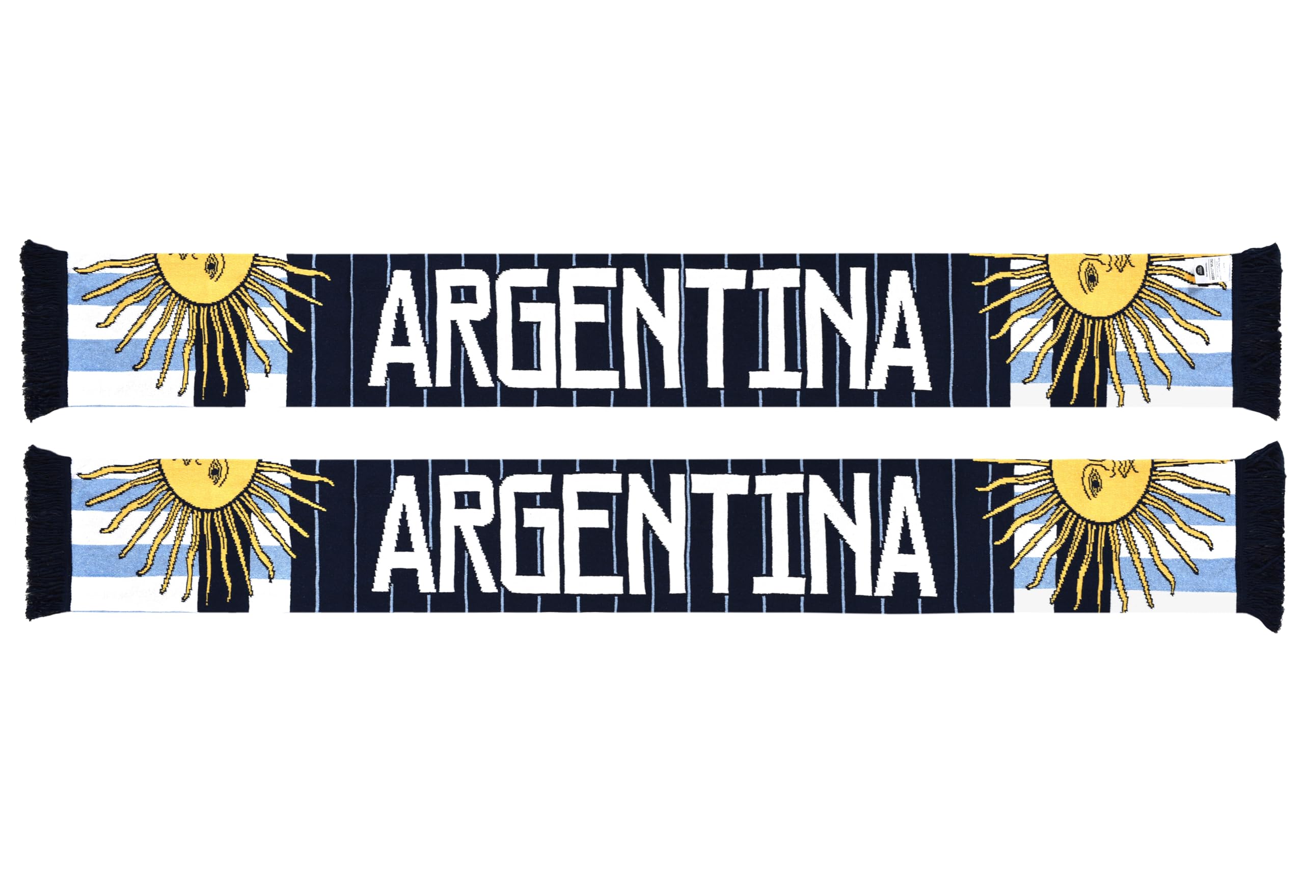 Euroscarves Argentina Recycled Cotton Soccer Knit Scarf