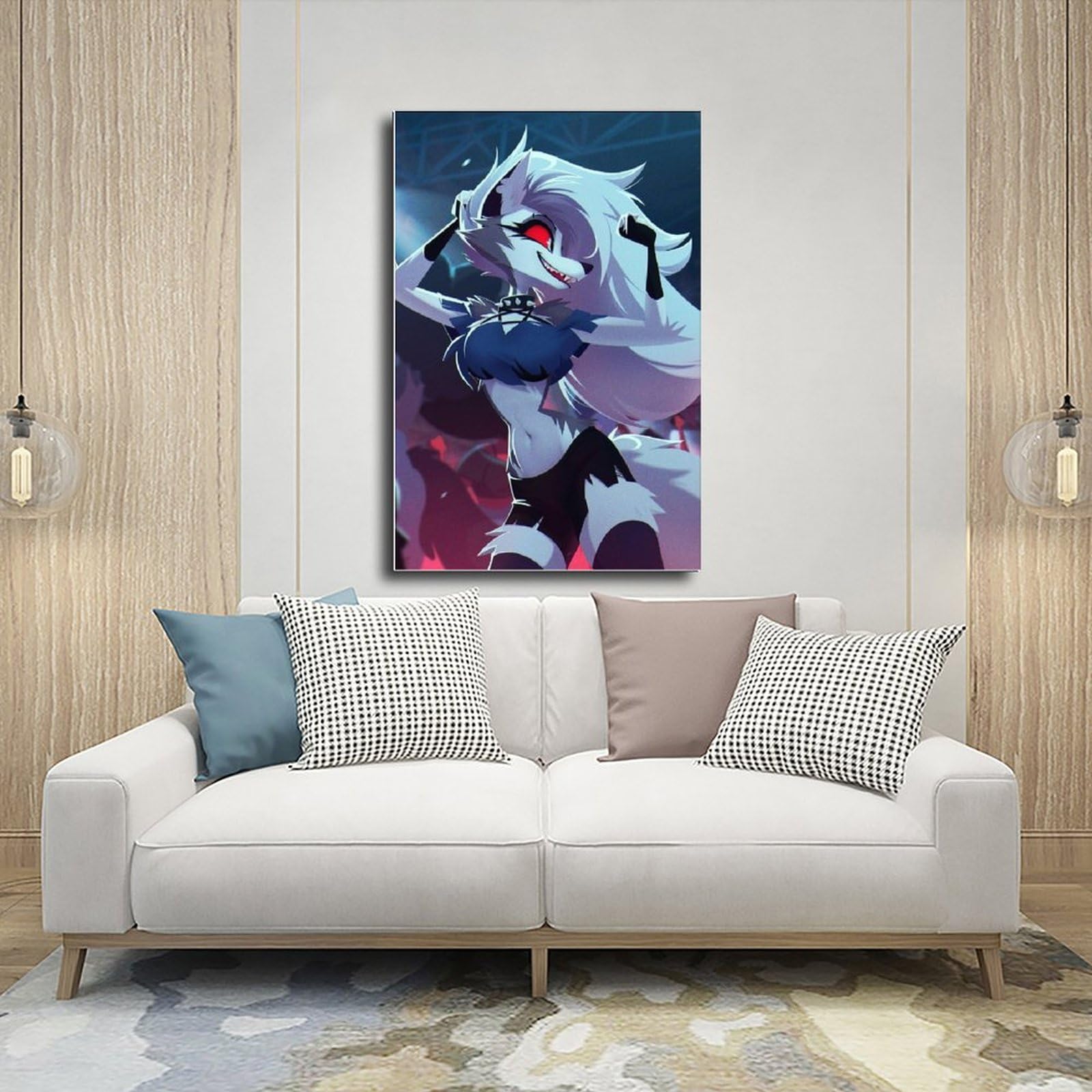 ALIBAG Anime Poster Helluva Boss Loona 3 Kanvas Poster Yatak Odası
