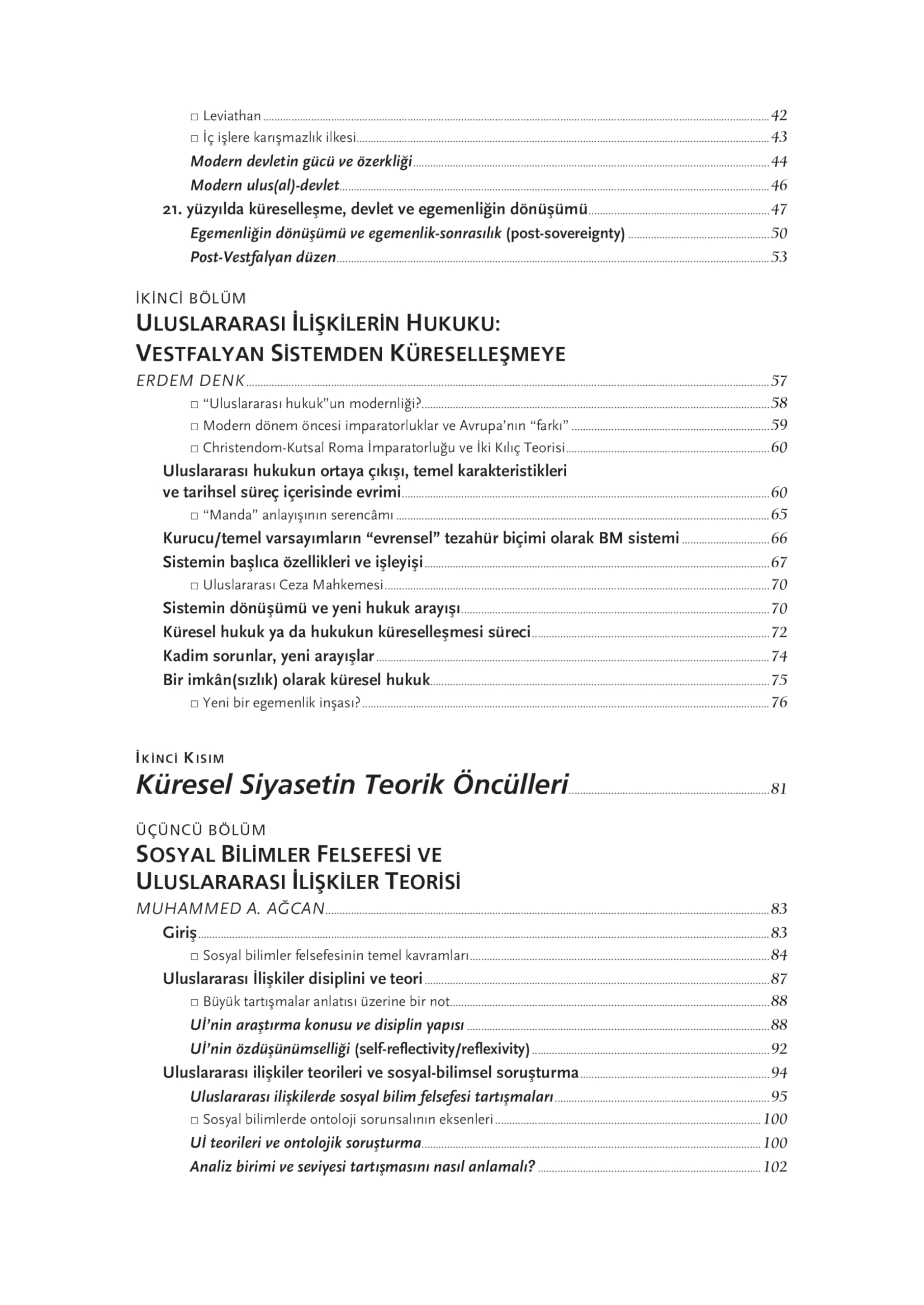 Küresel Siyasete Giriş - Uluslararası İlişkilerde Kavramlar Teoriler Süreçler
