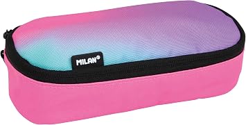 MILAN Sunset Oval Pencil Case, Pink