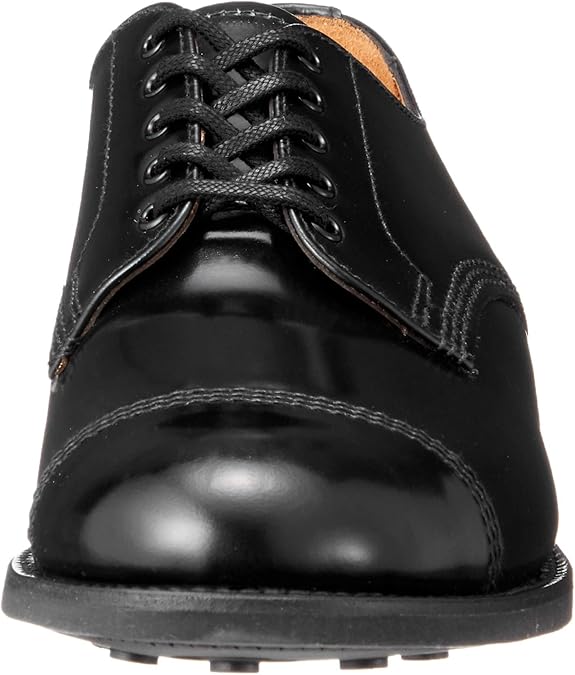 靴 SANDERS MILITARY DERBY SHOE UK 7.1/2 Sanders 1128B Military Derby Shoe Black