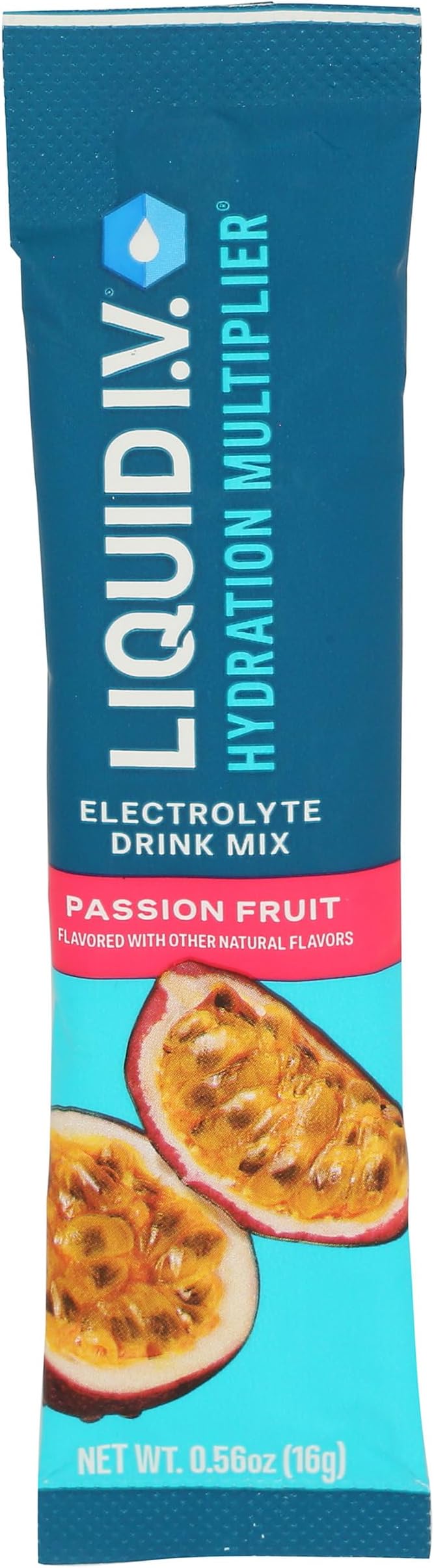 LIQUID IV Passion Fruit Hydration Drink Mix Single, 0.56 OZ