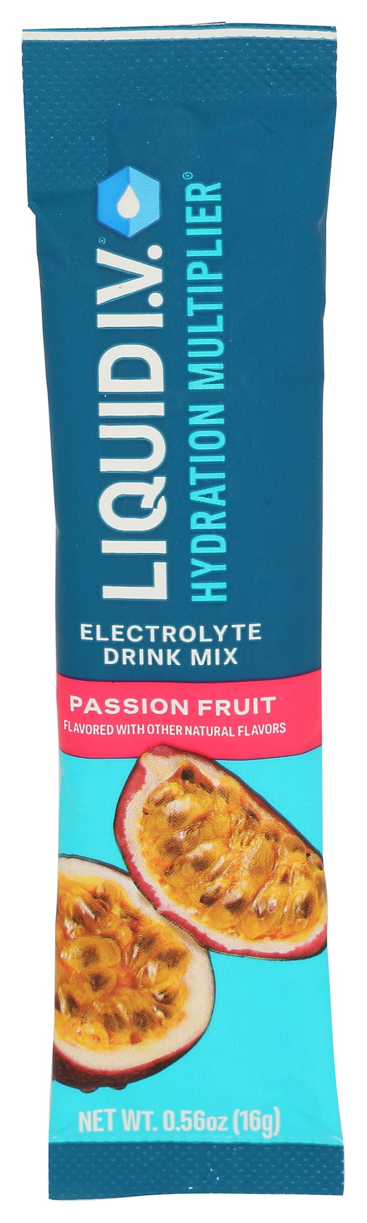 Liquid IV Passion Fruit Hydration Multiplier Single, 0.56 OZ