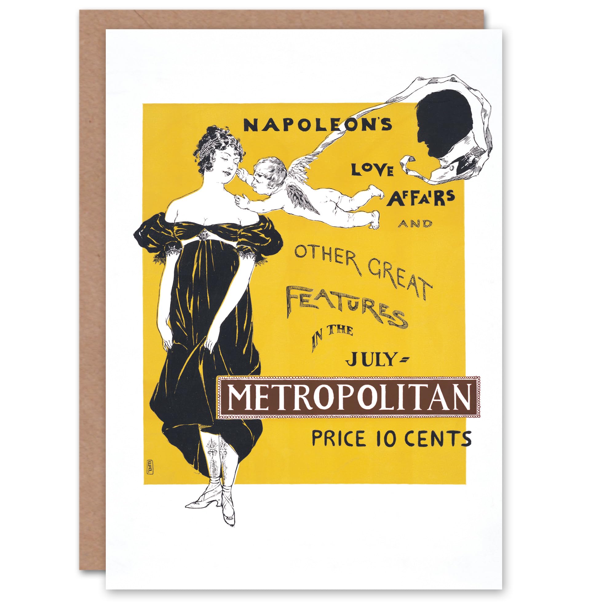 Artery8 Edward Penfield Art Card Napoleon Love Affairs Metropolitan Advert