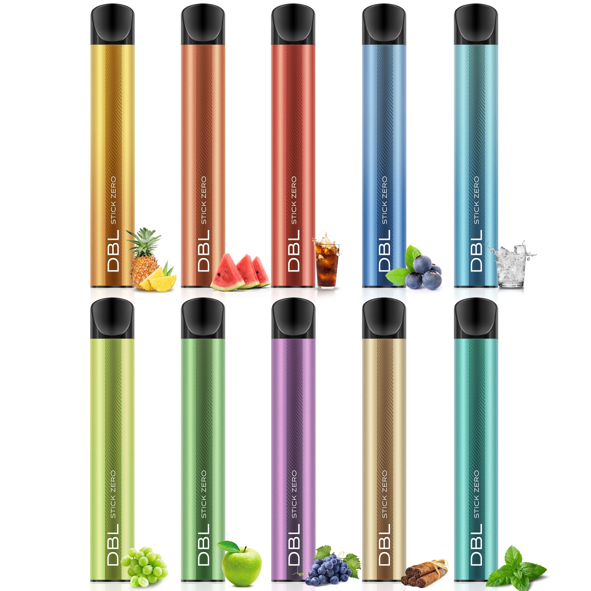 Amazon | DBL 電子タバコ シーシャ VAPE ベイプ 使い捨て 10風味入り