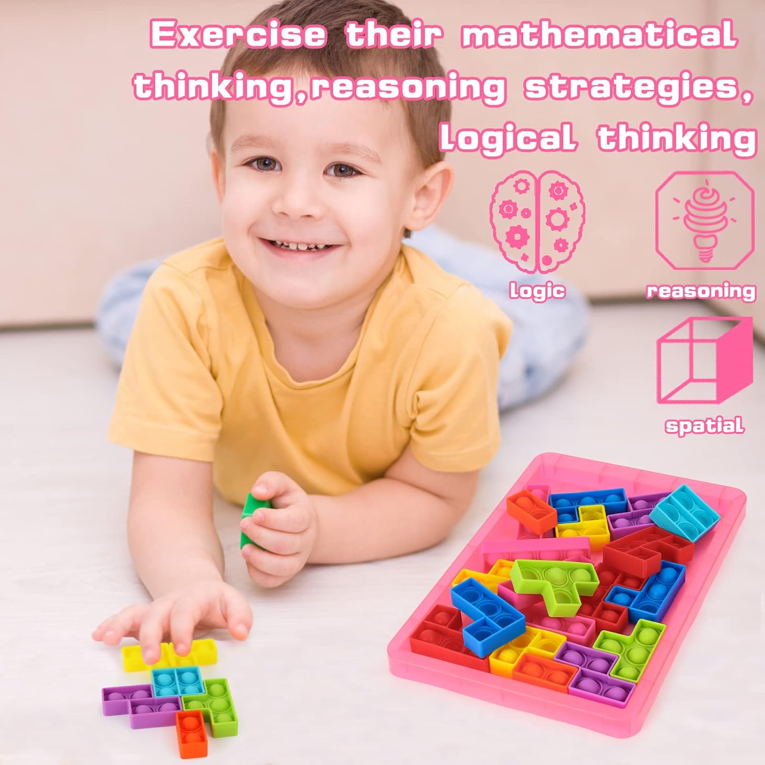 Sensory Toys Pop it Fidget Toys Bubble Toddler Toys Puzzle board games