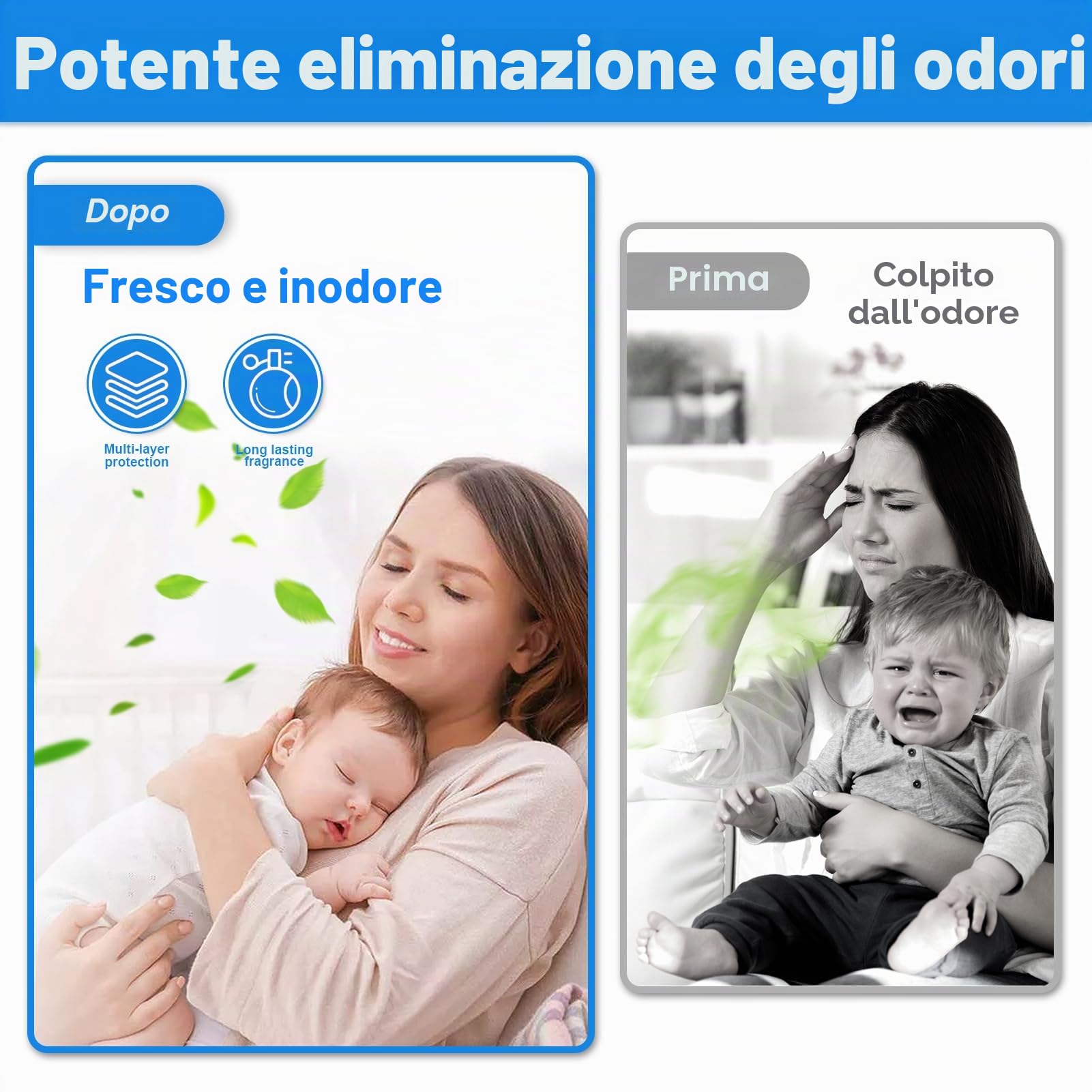 Ricarica compatibile con Foppapedretti Mangiapannolini Maialino & for Litter Locker II (4 ricariche), incompatibile con Dress Up,Dress Up XL,Classic XL,for Litter Locker Fashion