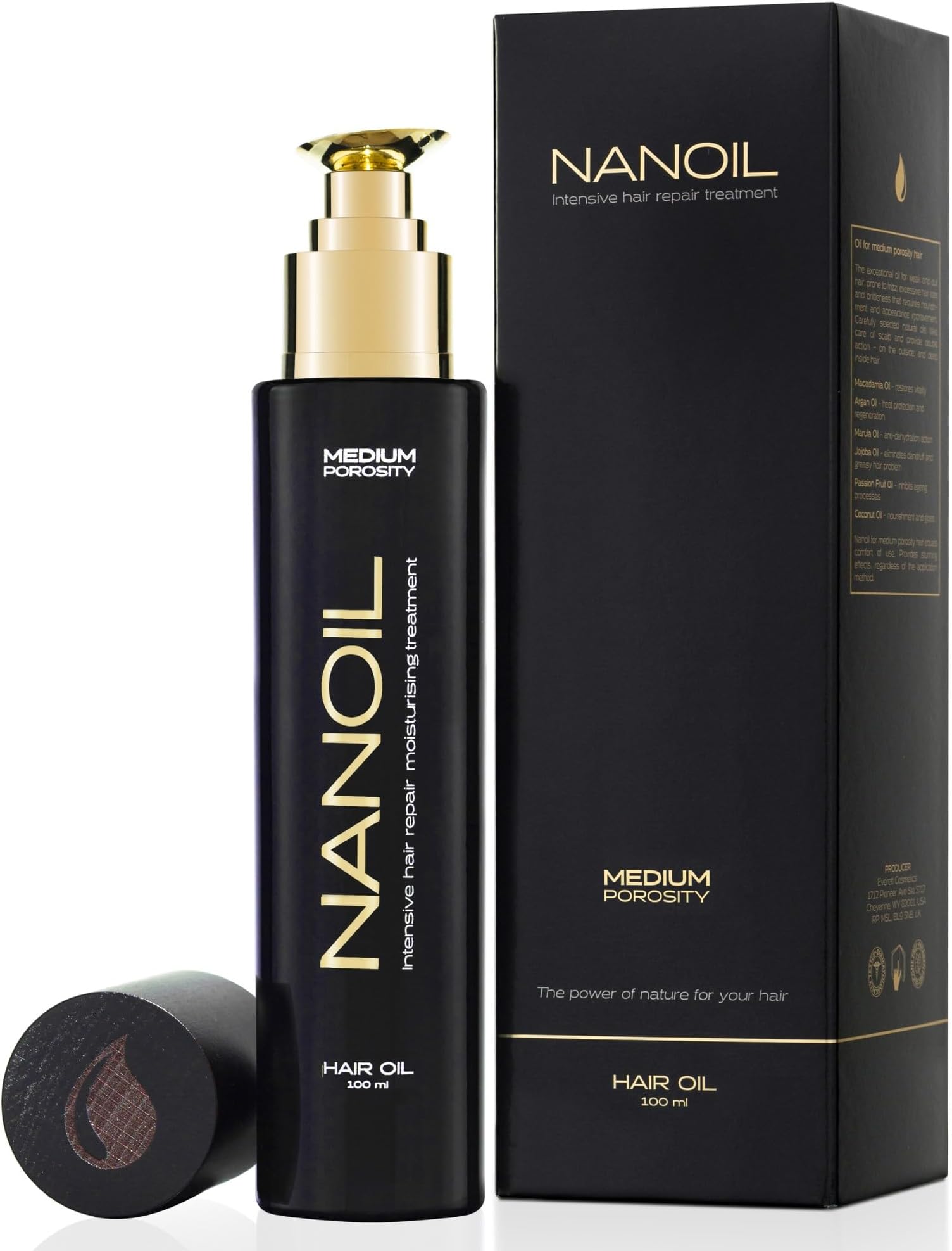 Nanoil Medium Porosity Hair Oil