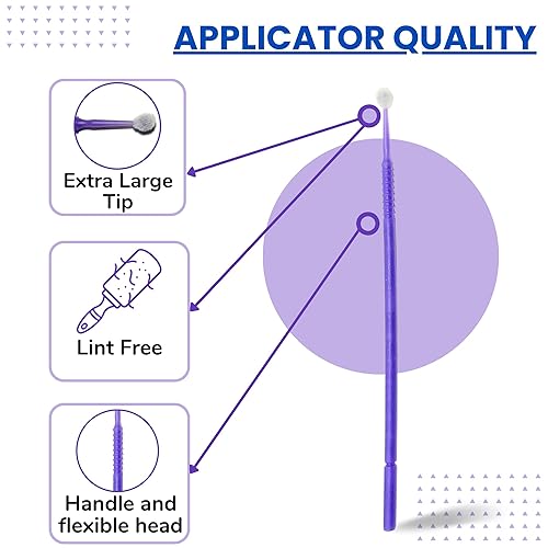 Miniatura 4 de Micro aplicador desechable Micro cepillo para maquillaje, extensiones de pestañas, pestañas y rímel aplicación para cuidado personal (100 unidades