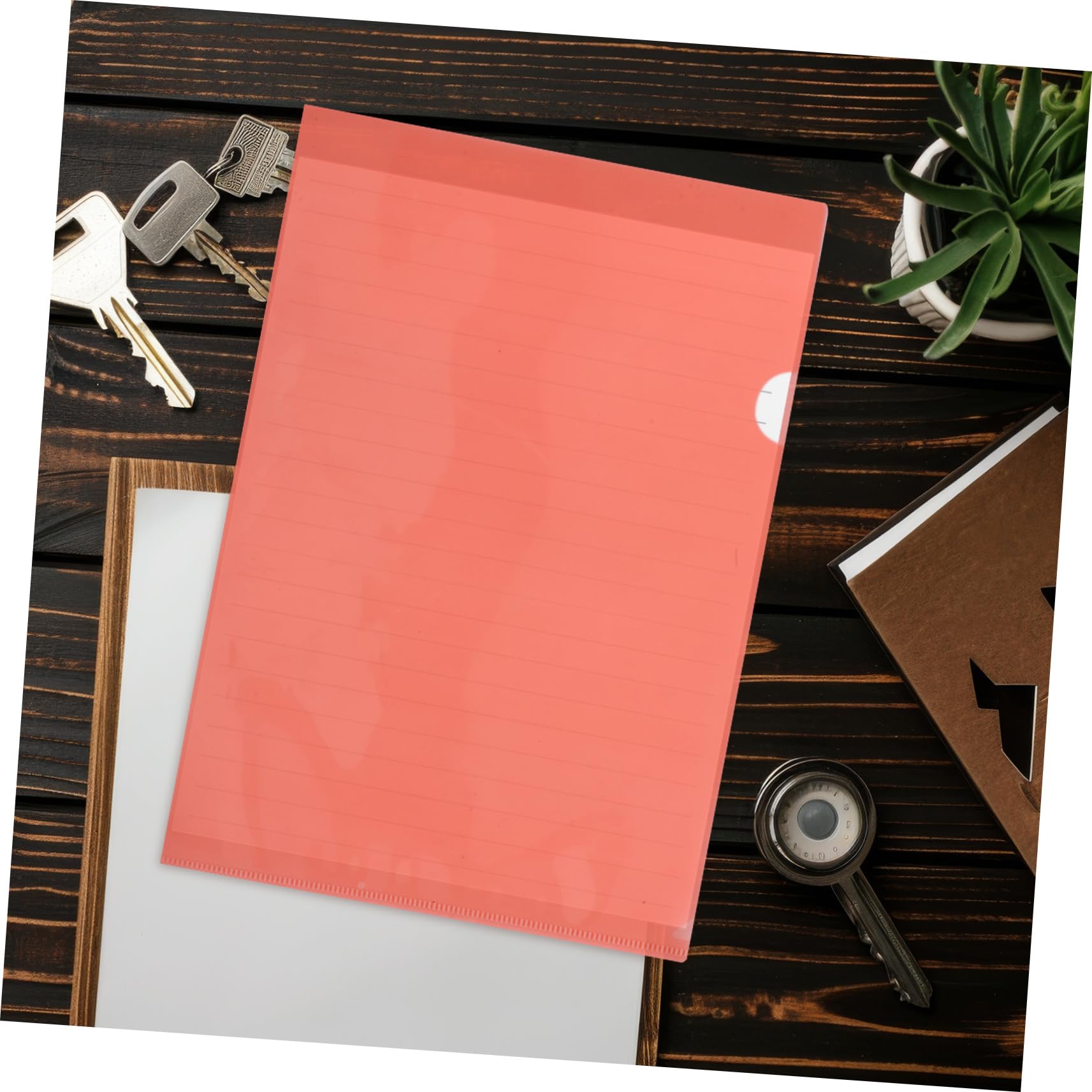 Hemobllo 36pezzi Cartelle Trasparenti in Plastica Custodie per Documenti Protettivi in Carta Tasche Raccoglitori per Ufficio e Scuola Organizzazione Facile