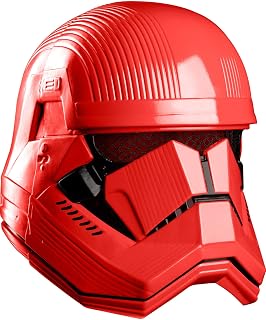 Rubie's Offizielle Disney Star Wars Ep 9, Red Stormtrooper-Maske, 2-teilig, Einheitsgröße für Erwachsene