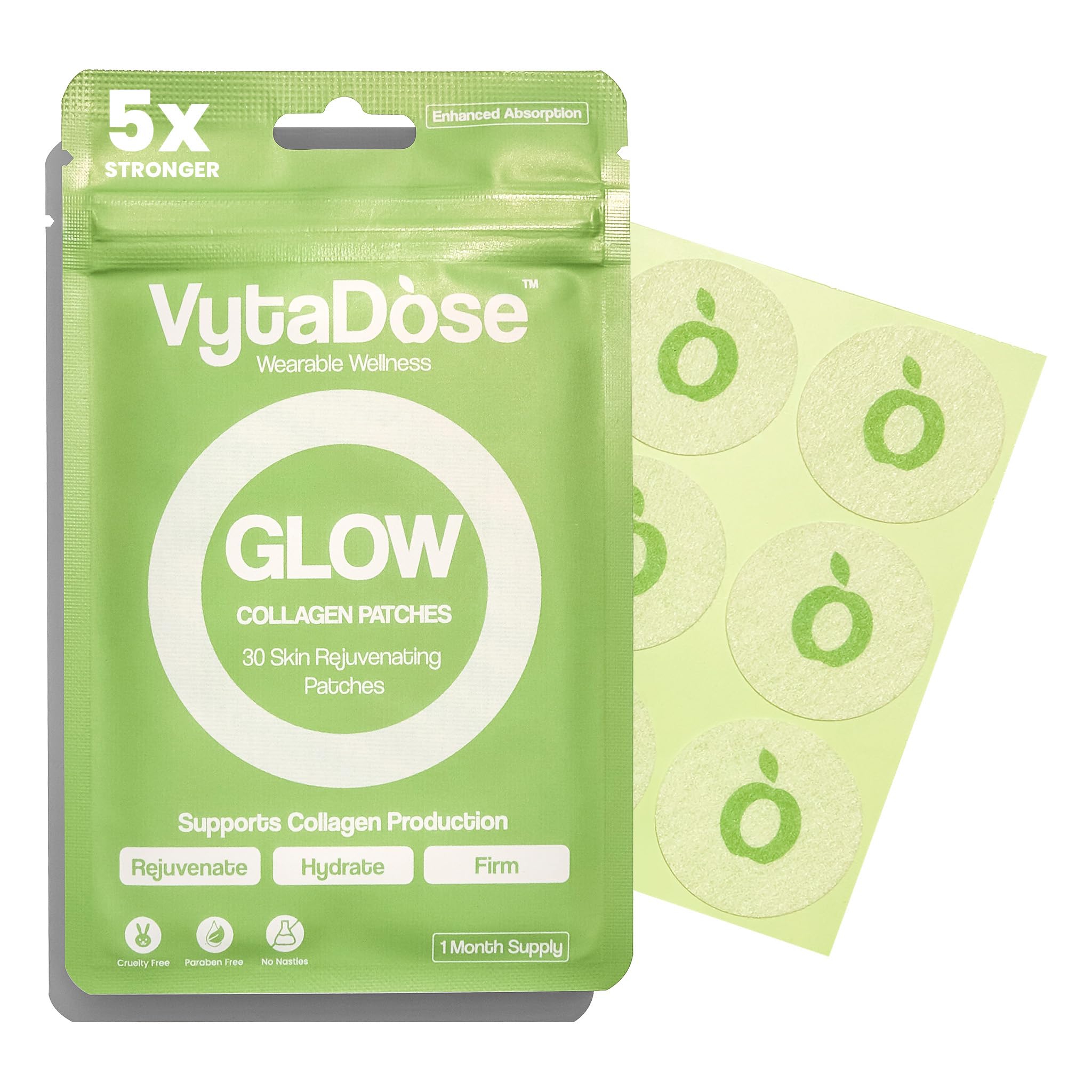 Vytadose Collagen Glow Beauty Restore Patches | 5X Stronger Formula