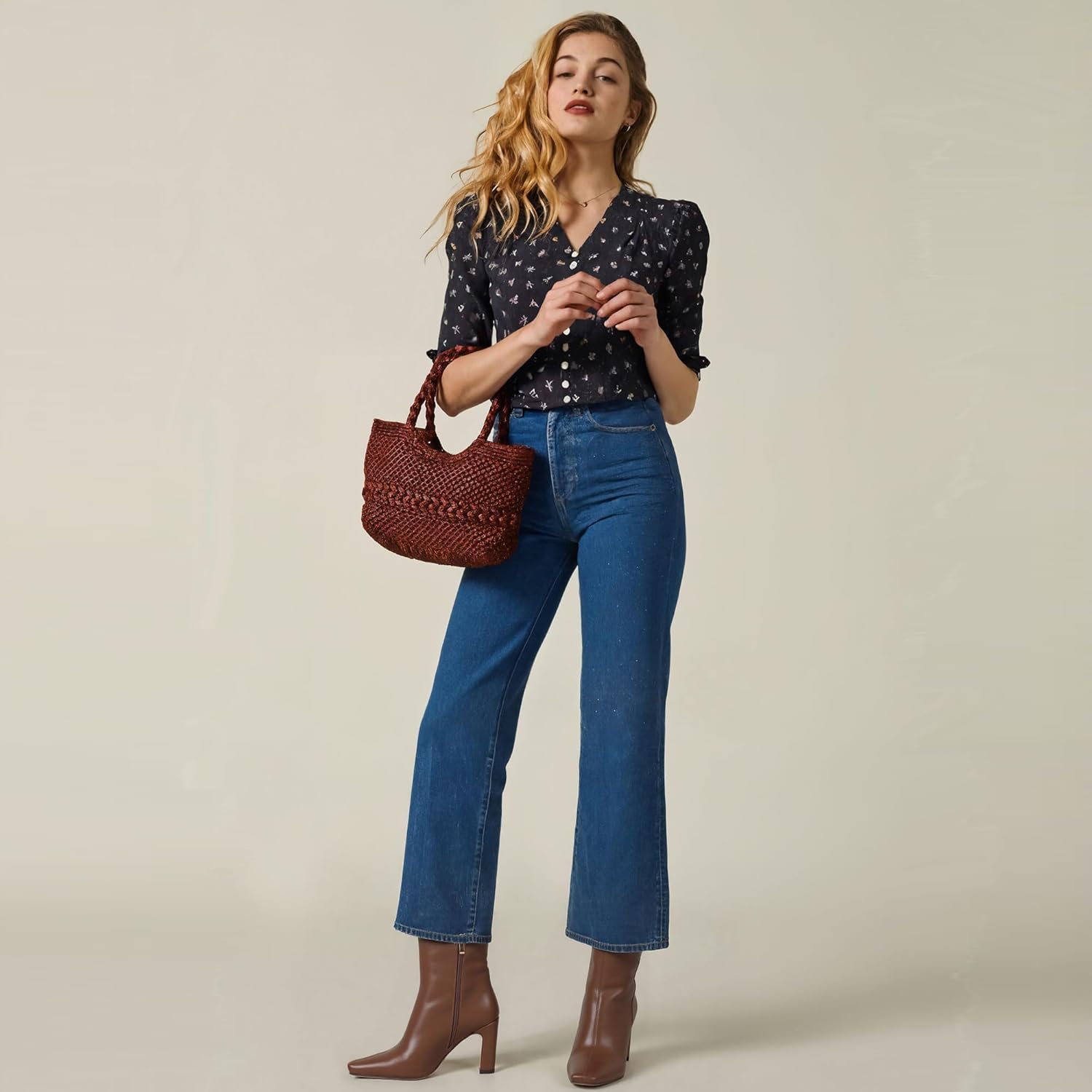 Lovee Cosee Ankle Boots for Women 2025 Chunky Heel Square Toe Heeled Boots with Zipper Comfort Fall Winter Party Office Date Night Travel Casual Outfit - Image 3