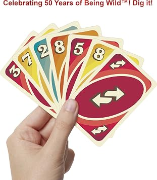 Mattel Game GXV43 UNO Iconic, 1970s Edition Ages 7 and Up