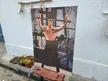 ブルースリー　ヌンチャク　オブジェ　額入り　値下げしました Amazon.co.jp: BRUCE LEE ブルースリー 李小龍 木製パネル 59