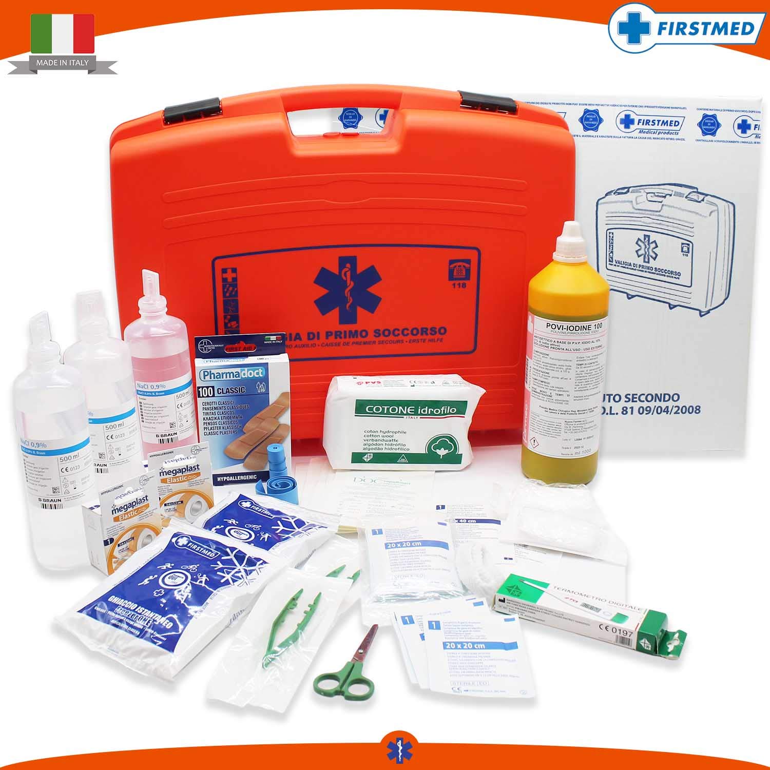Firstmed 148/2373 - Caso De Primeros Auxilios, Orange, color: naranja