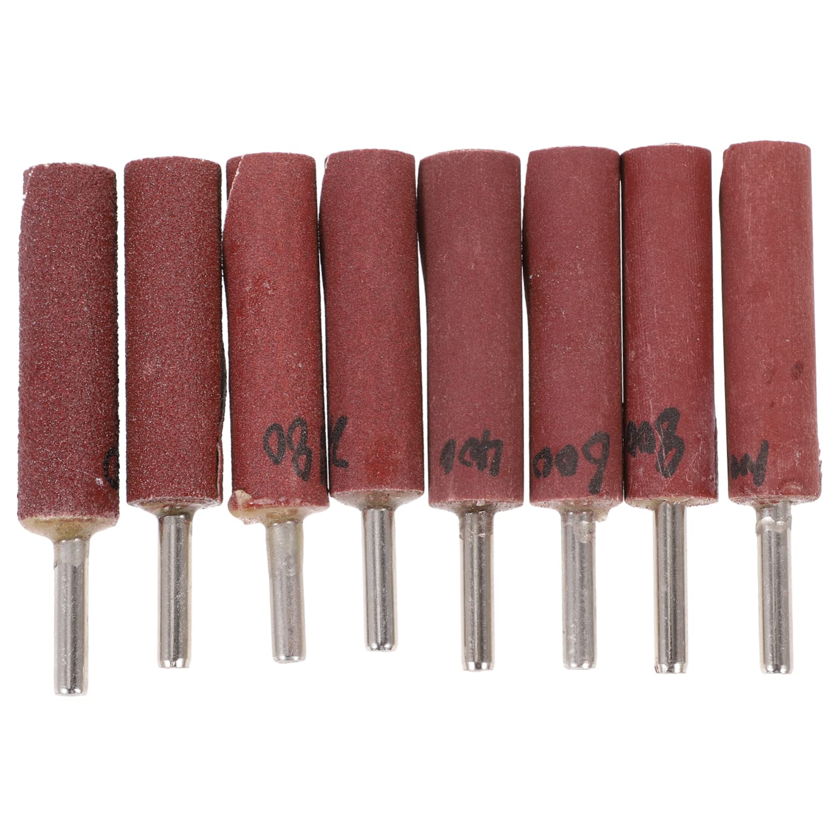 BESTonZON Rotary Tool Accessory Kit 8pcs Flap Wheel Sanding Drum Abrasive Flap Sander for Cylinder Head Porting