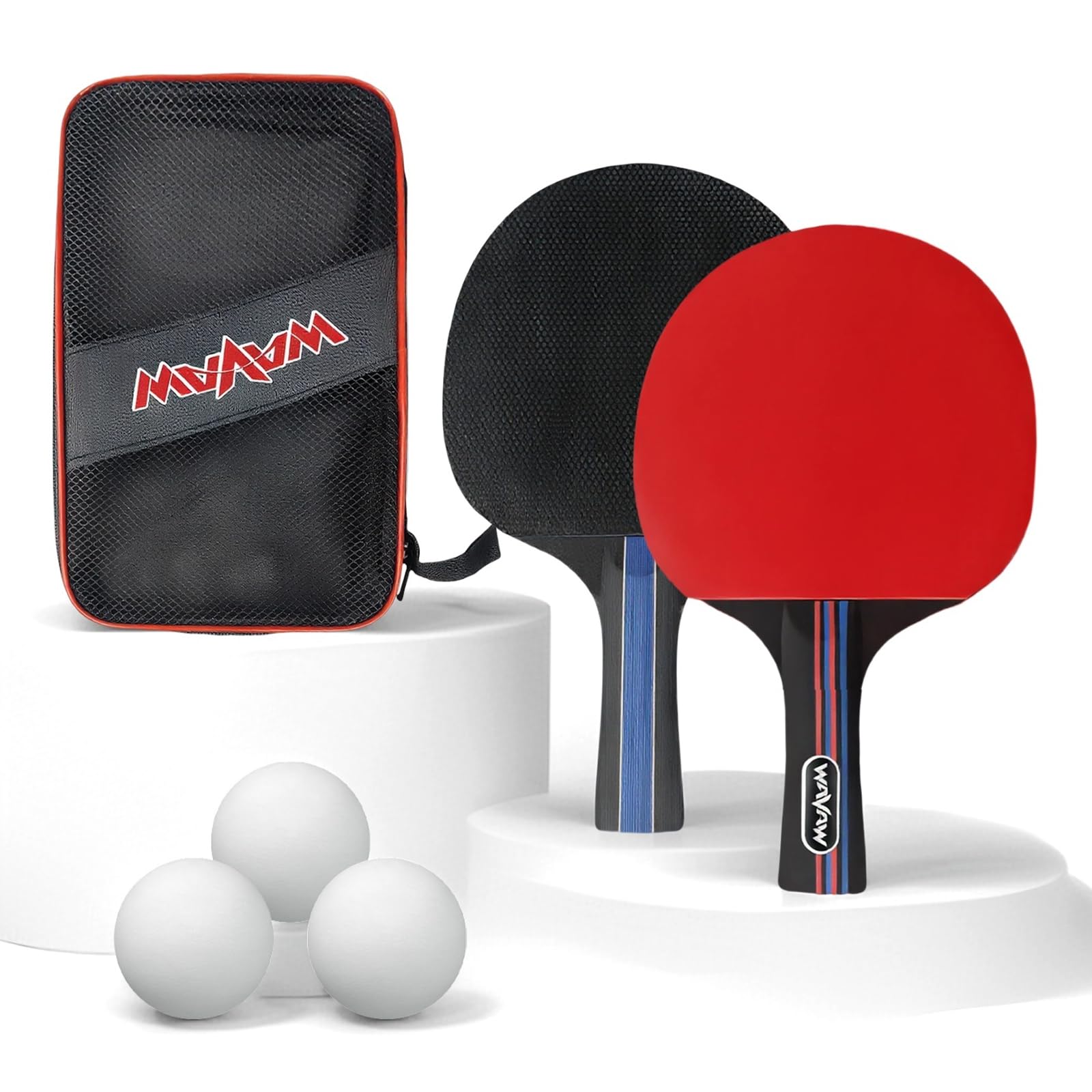 Ensemble de fouets de ping-pong avec balles, entraînement et loisirs, fouets de tennis de table et accessoires intérieurs