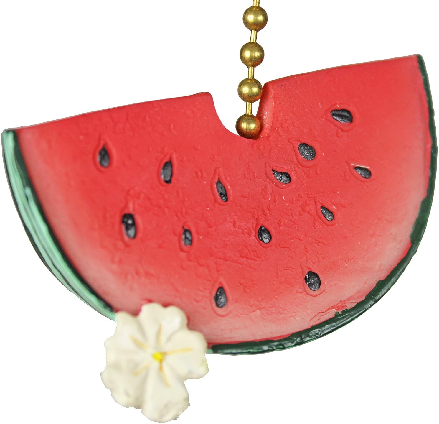 Clementine Design Juicy Watermelon Slice Fruit Ceiling Fan Pull Chain Light Decorative Extension