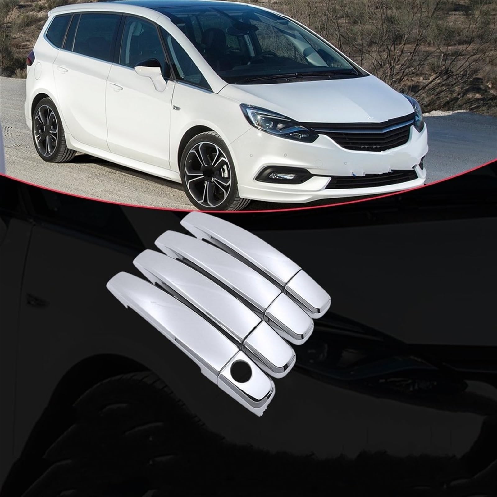 Coquille Décorative Autocollants Garniture Poignée Porte