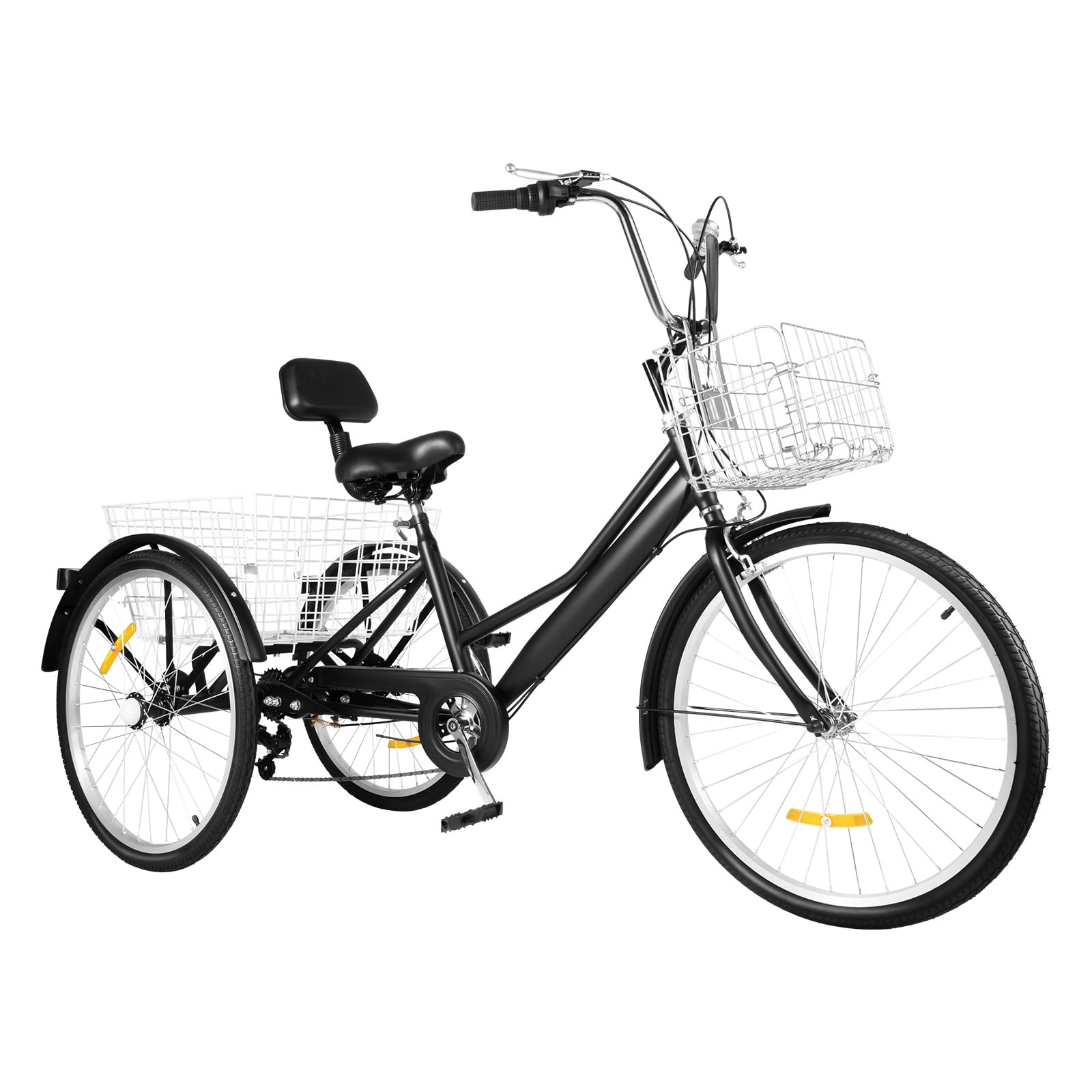 Nigoriy 24inch Adult Tricycle Speed Adult Trike Bike