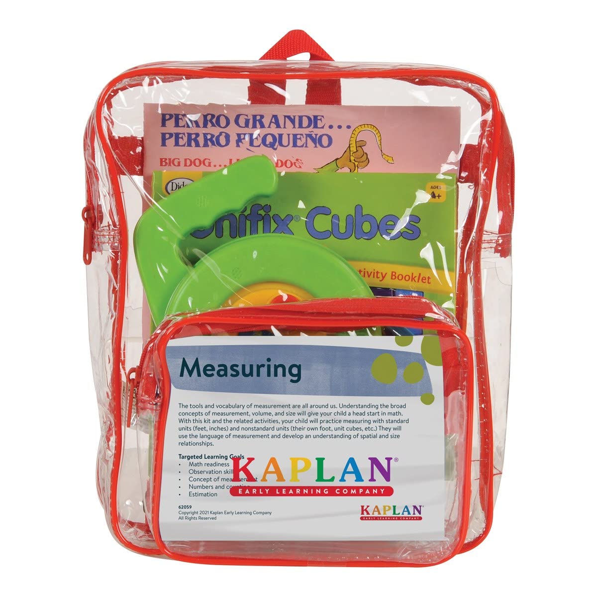 Kaplan Early Learning Back to Back Learning Kit: Measuring - Hands-On Manipulatives and Fun Activities to Teach Children About Measurements - Image 2