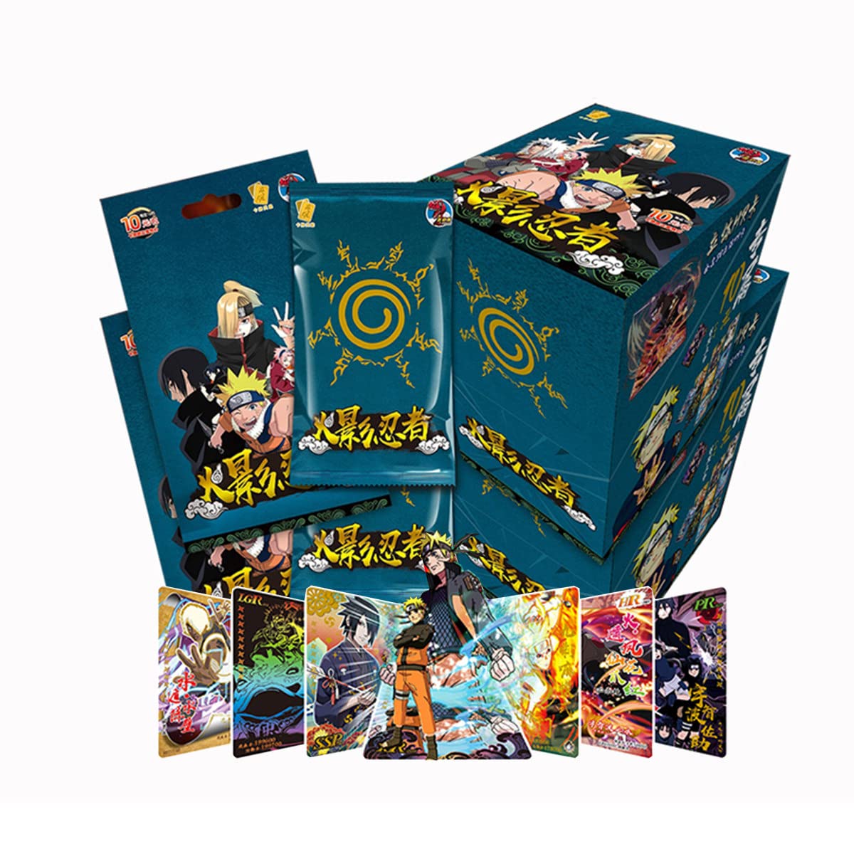 Buy Latest Official Naruto Card Booster Box 7 Edition 10 Yuan 18 Packs