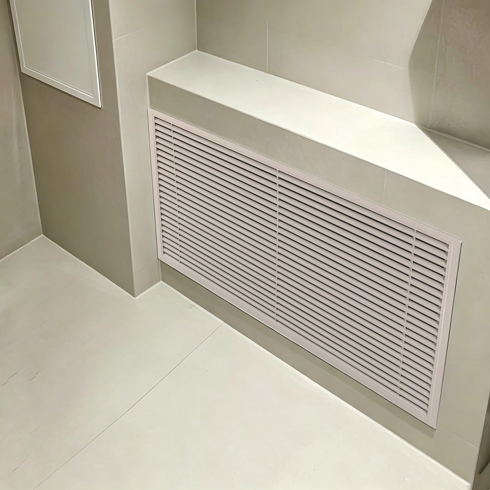 Dekorative Wandlüftungsabdeckung, Metalllüftungsgitter für Zuhause, Wohnung oder Bürogebäude, Rücklaufventilabdeckung für stilvolle Belüftungslösungen