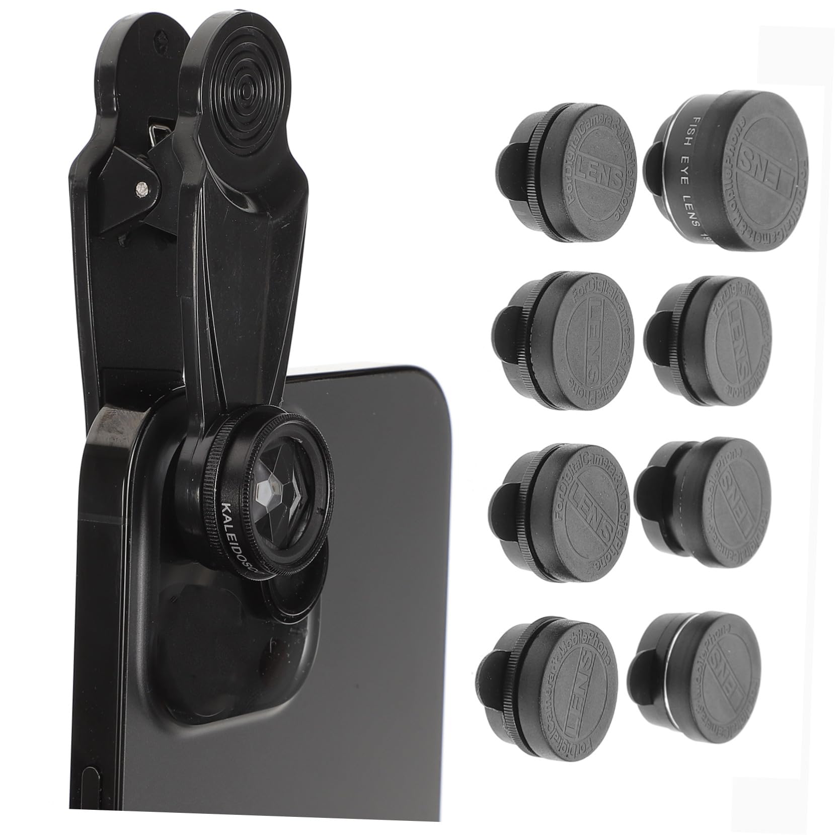 NOLITOY Kit de Lentes para Cámara Móvil con Gran Macro y Ojo de Pez Fácil Instalación Compatible con Smartphones Filtro Cpl para Eliminar y Mejorar Colores