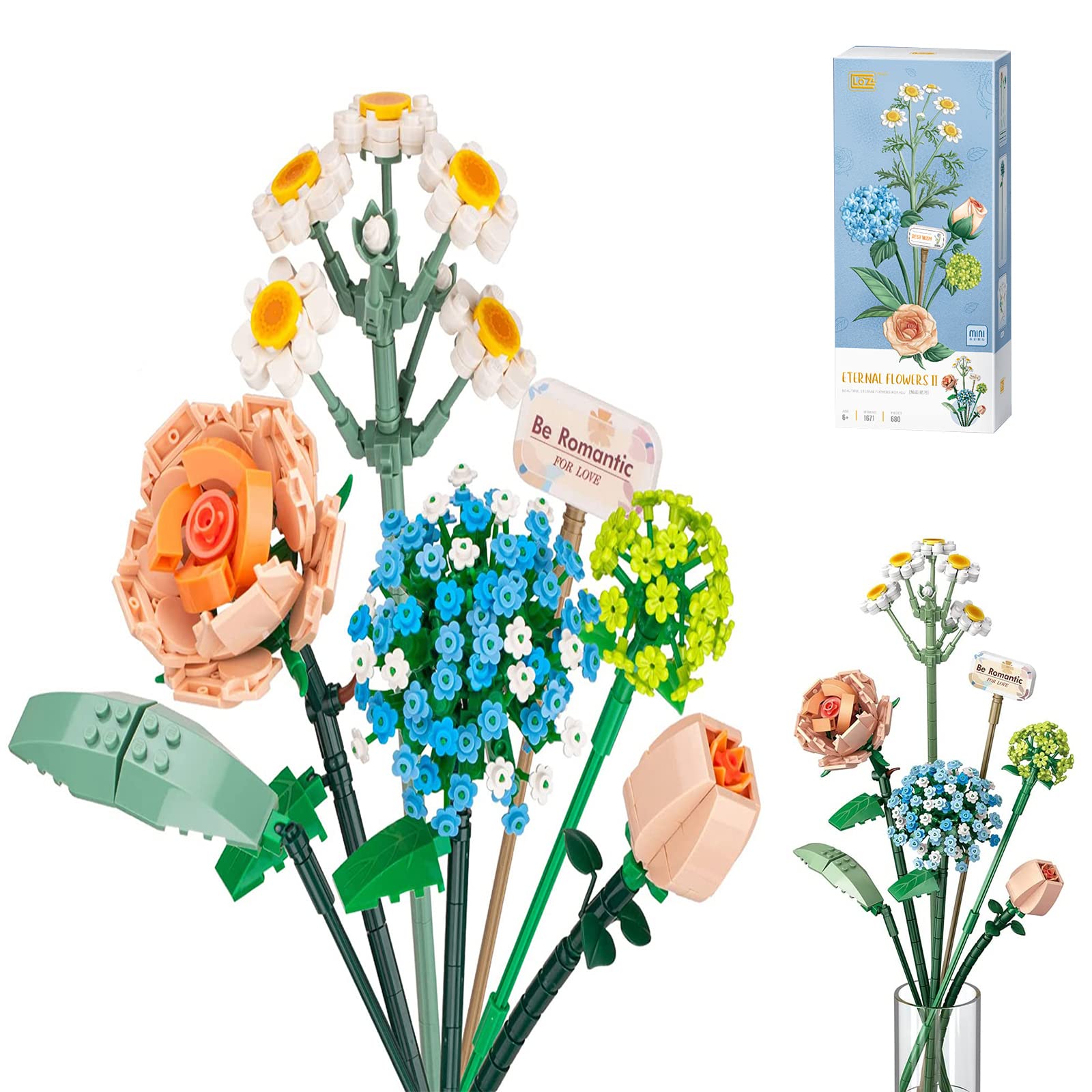 Amazon｜フラワーブーケ組み立てセット 造花 植物コレクション