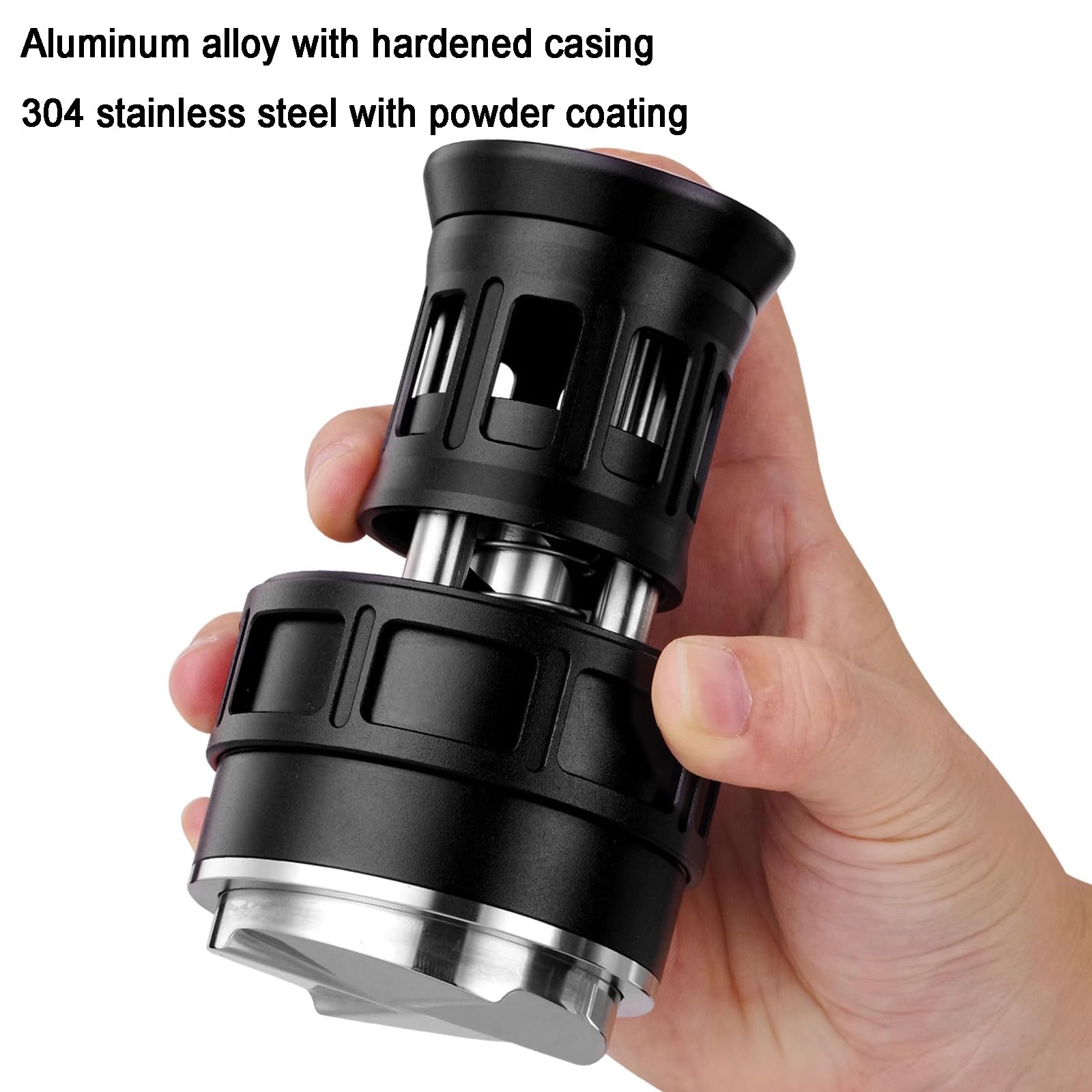 Distributore di caffè e manomissione, livellatore espresso da 58 mm, profondità regolabile, rotazione automatica, accessori per baristi