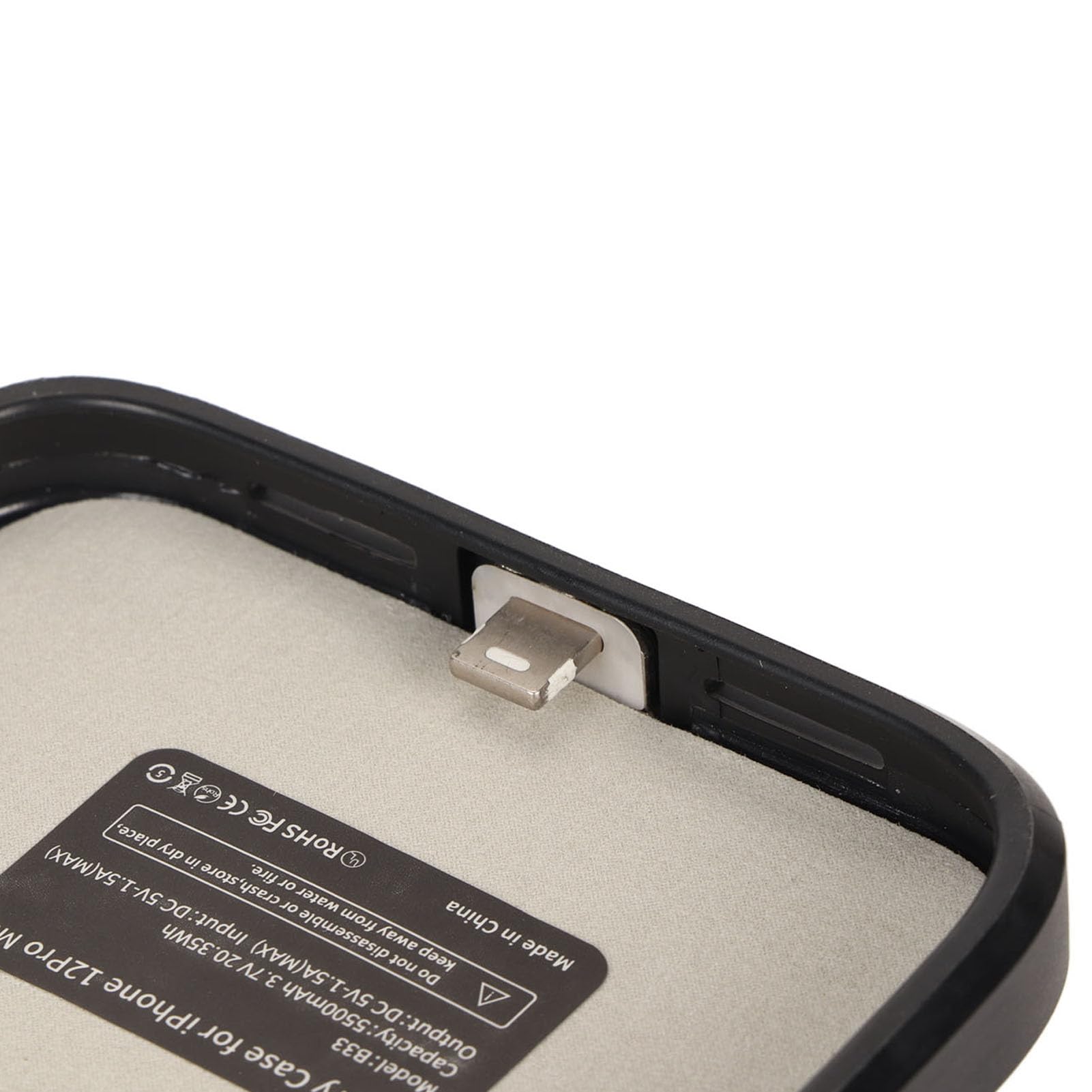 Cargador con Funda de 6.7 Pulgadas para 12 Pro MAX, 5500mAh