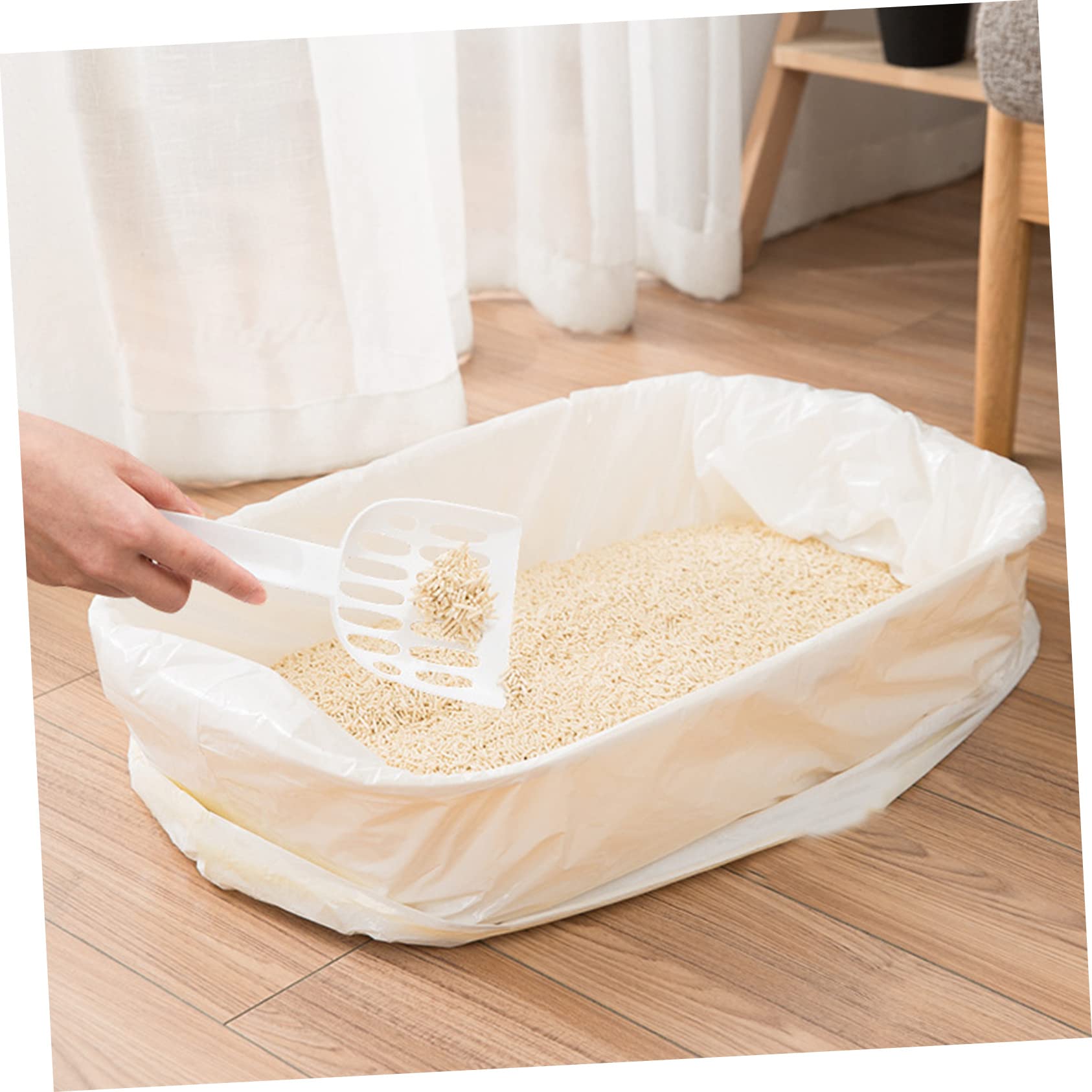 CIYODO Cat Litter Clumping Bags Thickened Drawstring Pouches for Cat Poop 20pcs Set