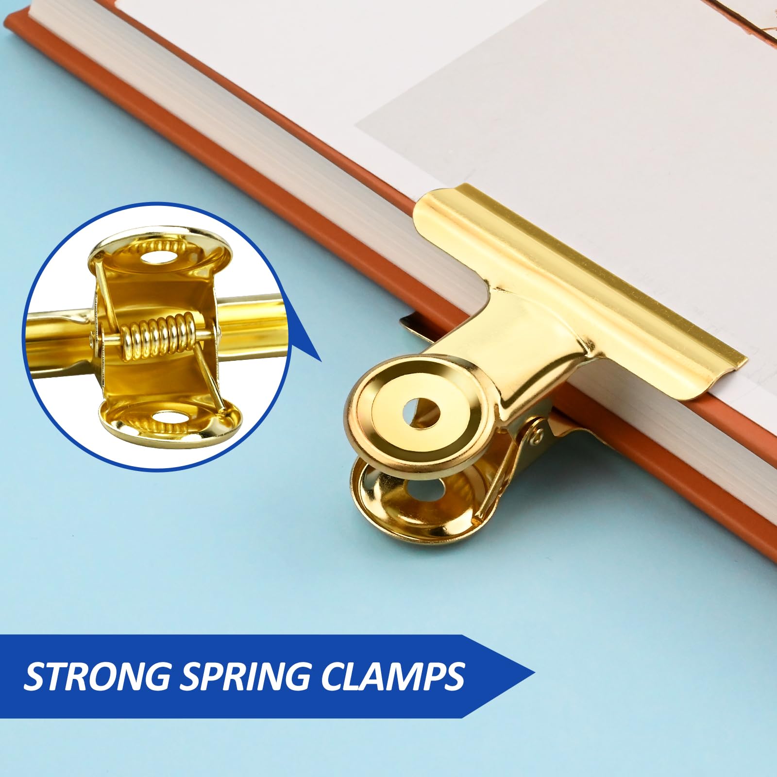 Amazon.com : 10 Pack Large Metal Hinge Clips 2.5 Inches Bull Hinge