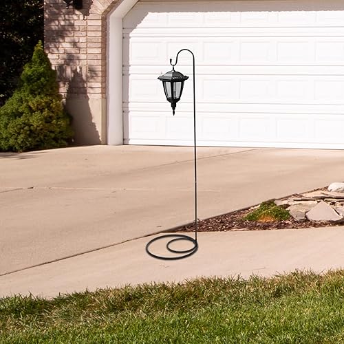 Miniatura 7 de Yardwe Ganchos para exteriores, macetas de metal, comederos para pájaros al aire libre, ganchos colgantes para plantas, ganchos en S, para