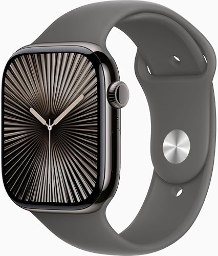 Miniatura 48 de Apple Watch Series 10 [GPS + Cellular 42 mm] Reloj inteligente con carcasa de aluminio oro rosa con correa deportiva ciruela Monitor de actividad