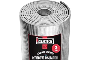 Reflect Shield 3mm Foam Core Radiant Barrier, Reflective Insulation for Homes 10 ft x16in