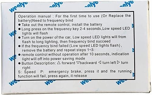 Miniatura 7 de WEELYE RX7 2.4G - Kit de control remoto y receptor Bluetooth para niños, accesorios de caja de control para niños, piezas de repuesto de coche