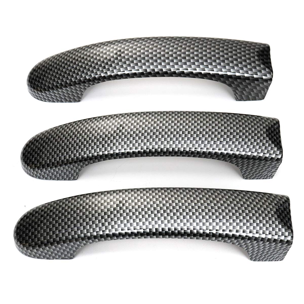Set 6 Pezzi Coprimaniglie In ABS Carbon Per VW Transporter T5 T6 E Caddy - Effetto Carbonio - Foto 4