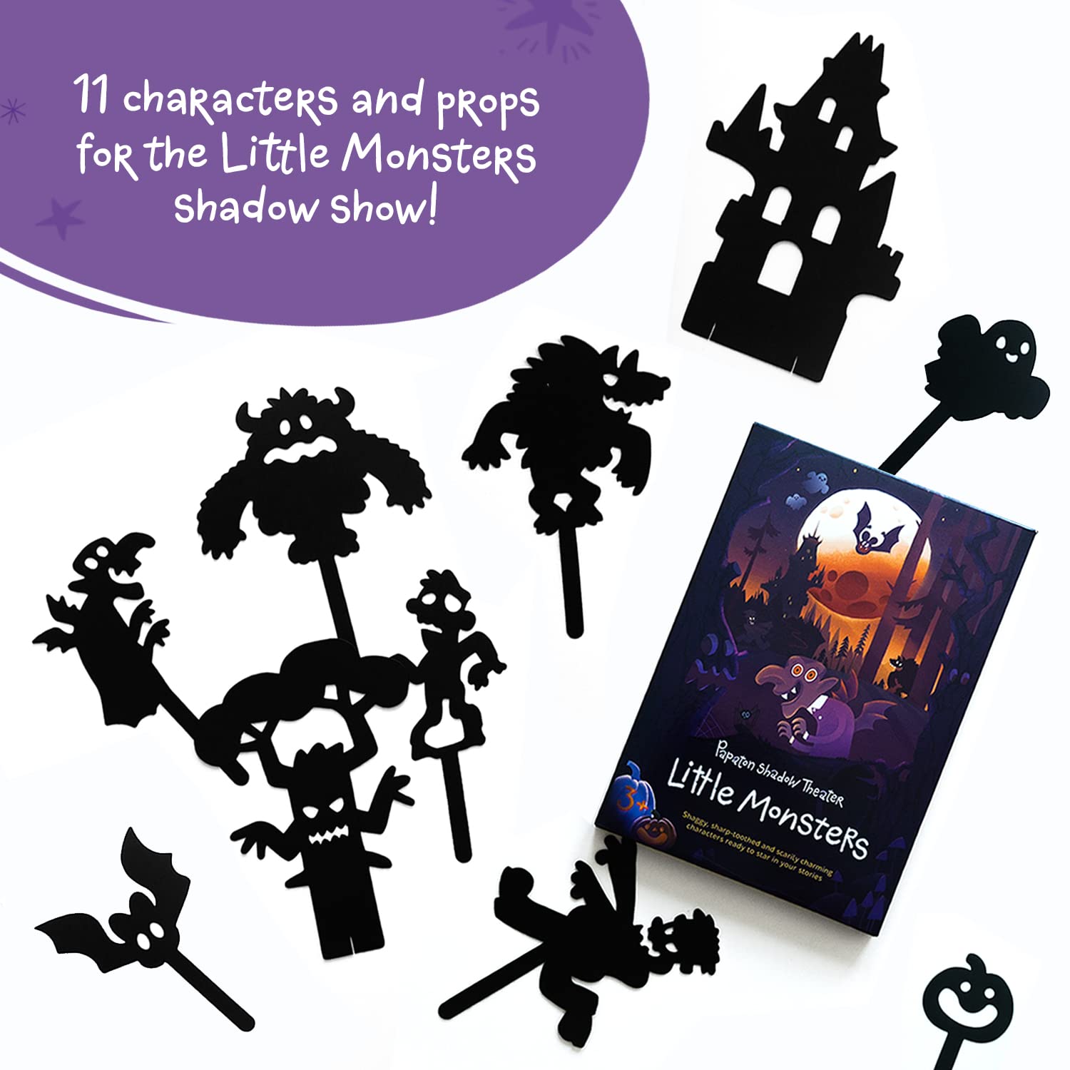 Puppet Theatre Papaton Shadow Puppet Theater 32 Shadow Puppets Award  Winning Toy | Desertcart Puppet Theater For Kids 8-10, image size:1500x1500