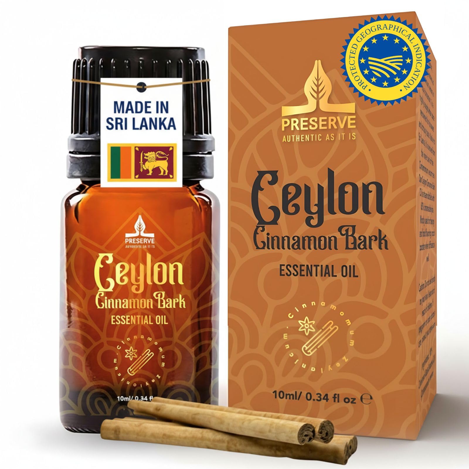Pure Ceylon Cinnamon Bark Essential Oil