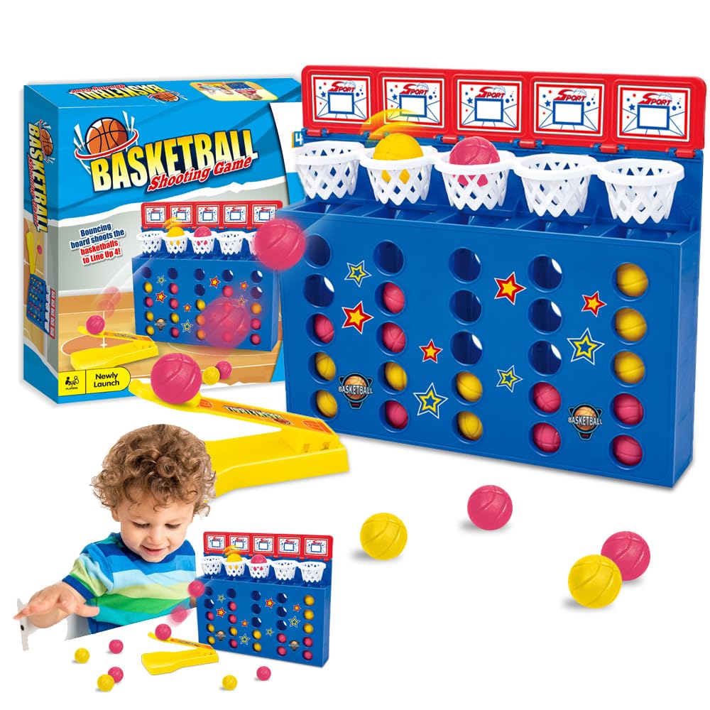 Forza 4 Graplan: Gioco Da Tavolo Rimbalzante Per Bambini, 2 Giocatori. Con 25 Palline Colorate, Sfida Di Abilità E Fortuna. Ideale Feste. - 4
